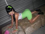 Brenda Nahomy - Green Skirt Fuckdoll