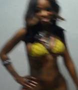 Shana Luxury Has Skinny Legs And Big Fake Booty!