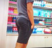 Bubble Butt In Shorts