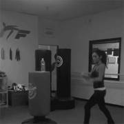 That Is One Hell Of A Reverse Kick.