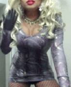 Tight Dress, Playing With Clit