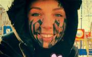 Cute Russian With A Face Tattoo.