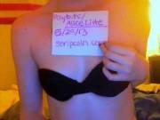 Hope You're Willing To Verify Smaller Tits ;)