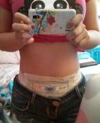 Borrowed Some Pampers From My Little Cousin, They Fit!