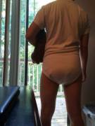 Daddy Said To Post A Picture, So Here I Am Looking Outside After Waking Up :)