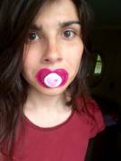 I Gotted A New Pacifier Tooday, Me Happy ^~^