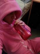 Real Men Drink Juice By The Litre.