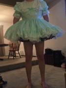 Baby Mint Dress W/ Super Petticoat!