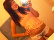 Waiting For You To Take Off Her White Panties