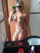 Showing Off Her Bikini