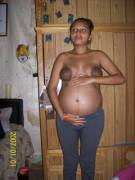 Karla Mexican Preggo Girl, Big Areaolas