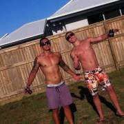 Bros Hanging Out Drinking