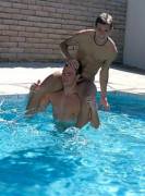 Larking About In The Pool