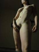 Beautiful Girl Wearing Strapon