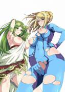 Battle Damaged. [Samus &Amp;Amp;Amp; Palutena]