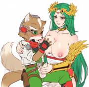 This Is A Pairing You Don't See Often. [Fox, Palutena]