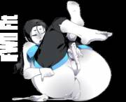 Wii Fit Trainer Working Out Alone [Dragoon-Rekka]