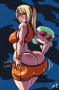 Samus Needs To Leave Alone Her Shorts [Axel-Rosered]