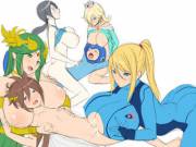 4 Versus 2 (Samus, Palutena, Wft, Rosalina, Megaman, Pit)