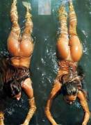 Floating On Their Stomachs