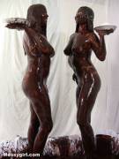 Naked Babes And Chocolate.