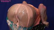Wet And Messy On Her Ass