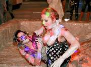 Lesbian Wam Wrestle Match