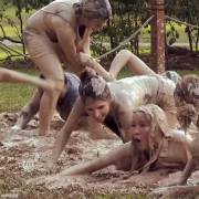 Anna Kendrick Mud Wrestling