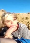 Teen Gives Blowjob On A Seacliff. (Xpost R/Storyofafuckering)