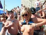 Pink Nipple Piercings