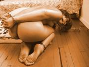 Gagged, Chained To The Floor, Helpless... She Had Been Sold To A New Master, And ...