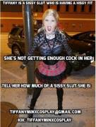 Tiffany Loves Attention, Tell Her How Much Of A Sissy Girl She Is