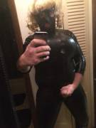 Sissy Rubber Gimp For Hardcore Kik Humiliation.