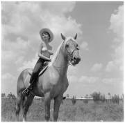 Dondi Penn With Horse, 1959