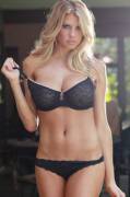 Sexy Charlotte Mckinney Playing With Her Bra