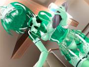 Green Slime Maid (Sorry For The Jpg)