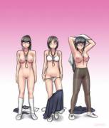 Three Schoolgirls Hypnostrip (Sleepymaid)