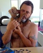 A Bearded Nick Offerman