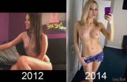 Before And After 2 Year Transformation - Mfc Model Laceyblack