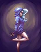 Human Trixie In Hoodie (Artist: Romanrazor)