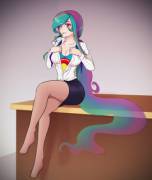 Super Celly - Princess Celestia [Artist: Scorpdk]