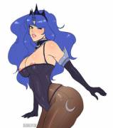 Busty Luna Giving A Lil Wink (Artist: Deareditor)