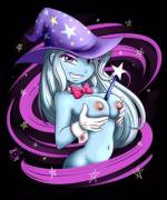 The Great And Busty Trixie [Equestria Girls] (Artist: Ponutjoe)