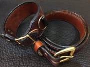 I'm A Sentimental Dope So I Made Myself A Belt To Match My Girl's Collar.