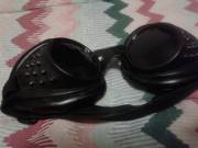 Costume Goggles + Black Nail Polish = Nice Padded Blinder Goggles