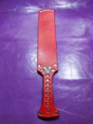 Here's A Heavy Leather Paddle That I Made For A Friend.