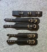 Wrist/ Ankle Cuffs + Collar. Suggestions And Expertise Welcome.