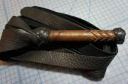 Put A Quick Finishing Knot On The New Flogger For Play Testing Tonight At The Club.