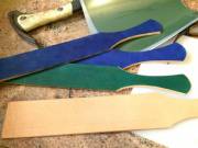 Monster Leather Paddle Build Process