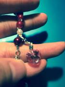 /U/Knot_My_Jam 'S Bracelet And A 6 Leather String Braid Choker With Detachable Charm